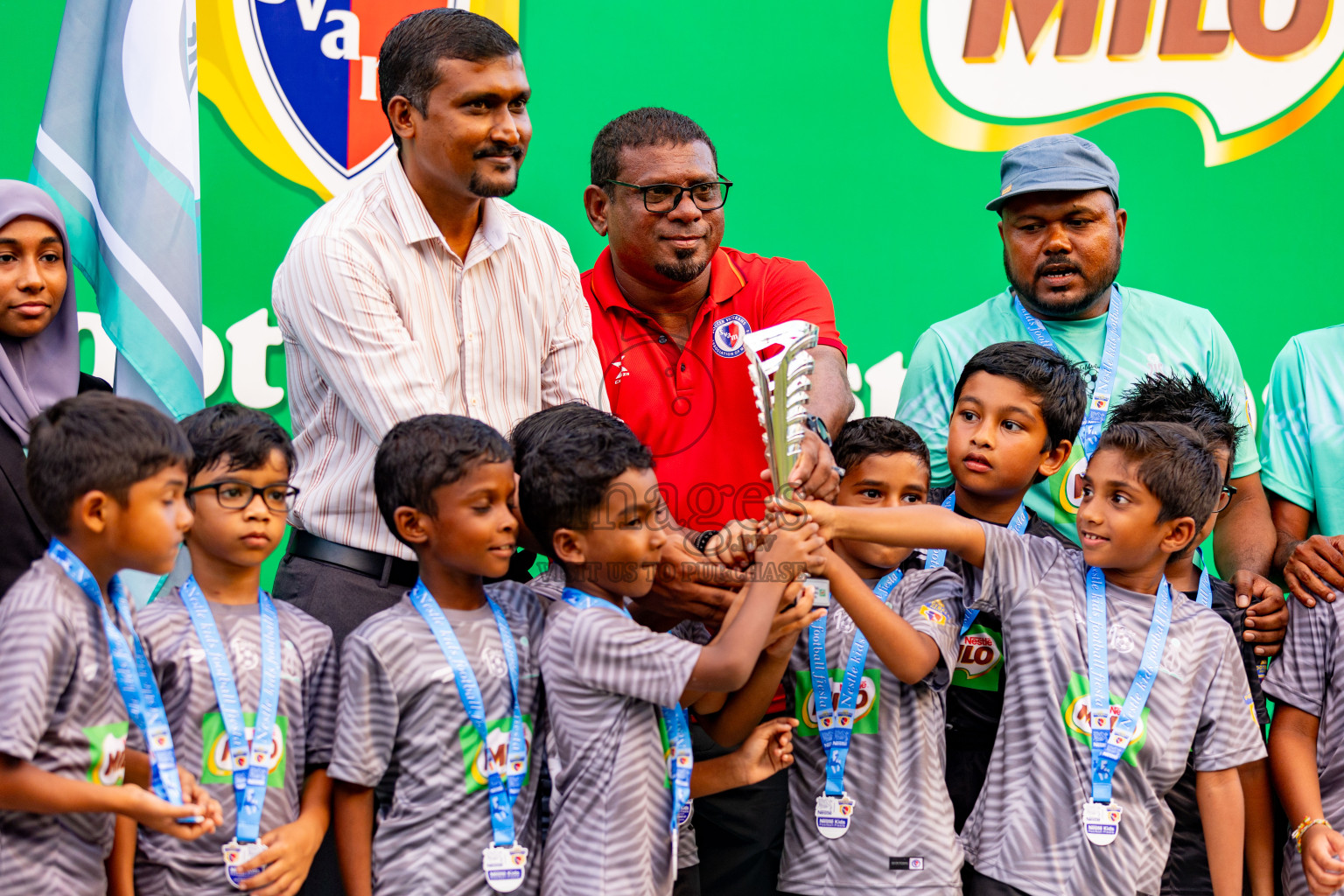 Day 2 of MILO Kids Football Fiesta was held at National Stadium in Male', Maldives on Saturday, 24th February 2024.