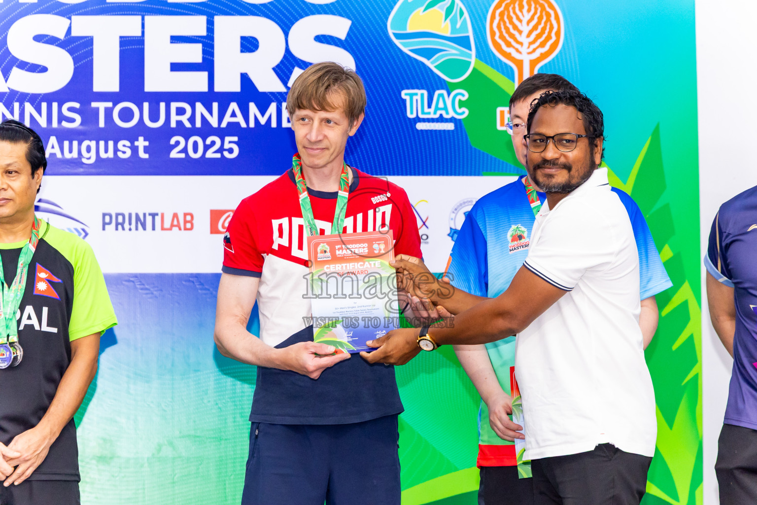 Day 4 of 1st Thoddoo Masters Table Tennis Tournament was held on Sunday, 24th August 2025 in AA Thoddoo, Maldives. Photos: Nausham Waheed / images.mv