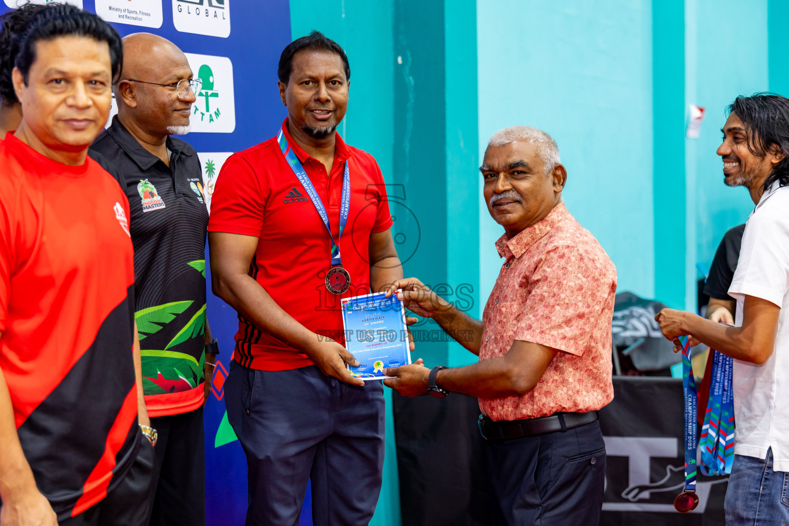 Finals of 30th Table Tennis Association Championship 2025 was held on Saturday, 20th September 2025 in Male' TT Hall, Male', Maldives. Photos: Nausham Waheed / images.mv