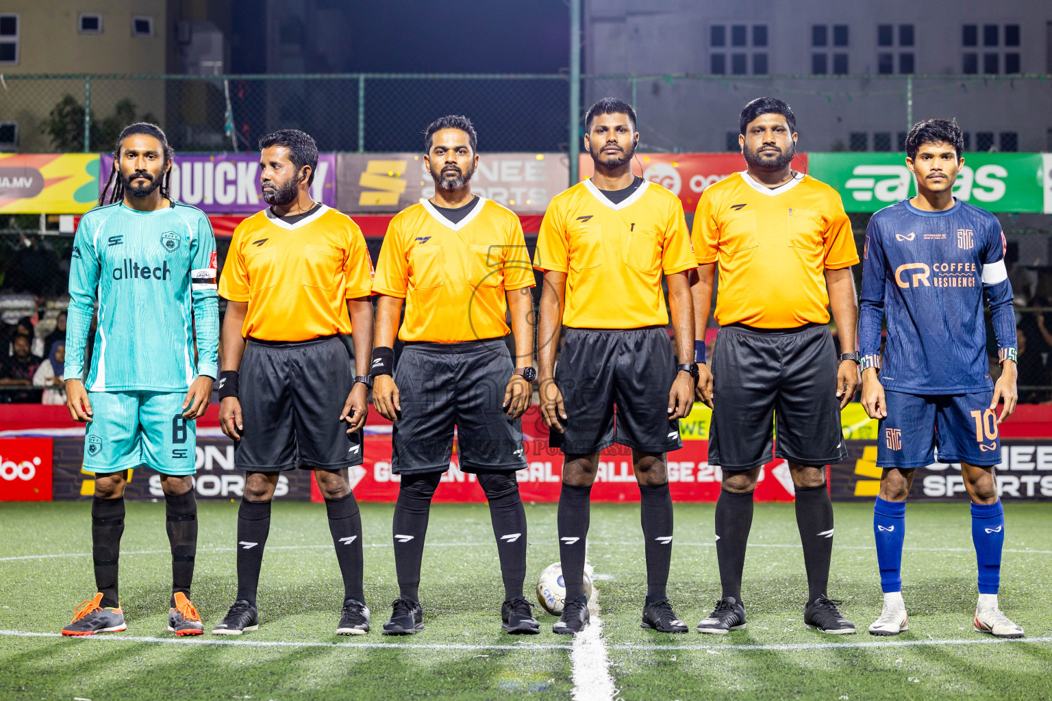 S Hithadhoo vs S Feydhoo in zone round on Day 32 of Golden Futsal Challenge 2025 was held on Wednesday , 5th February 2025, in Hulhumale', Maldives. Photos: Nausham Waheed / images.mv
