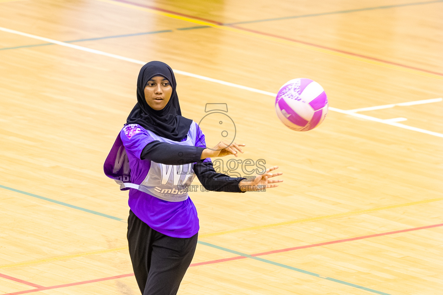Day 9 of 24th Milo Netball Association Championship was held in Social Center at Male', Maldives on Tuesday, 9th September 2025. Photos: Mohamed Mahfooz Moosa / images.mv