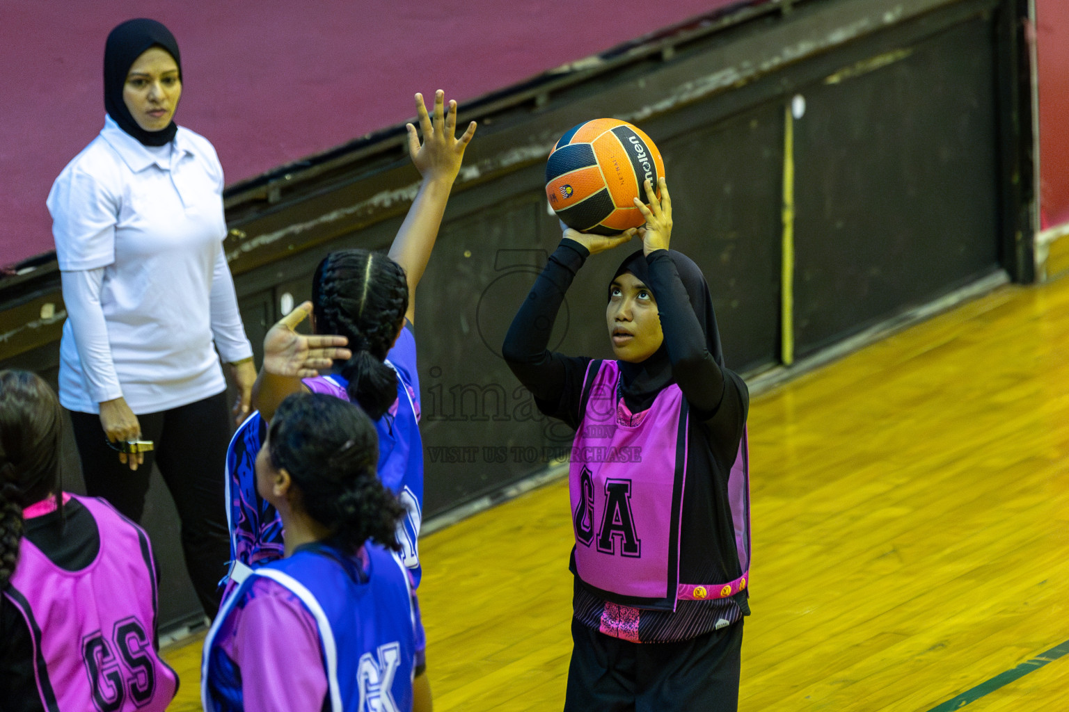 Day 3 of 21st National Netball Tournament was held in Social Canter at Male', Maldives on Friday, 10th May 2024. Photos: Mohamed Mahfooz Moosa / images.mv