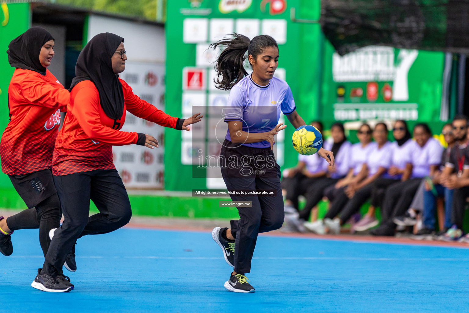 Day 4 of 7th Inter-Office/Company Handball Tournament 2023, held in Handball ground, Male', Maldives on Monday, 18th September 2023 Photos: Nausham Waheed/ Images.mv