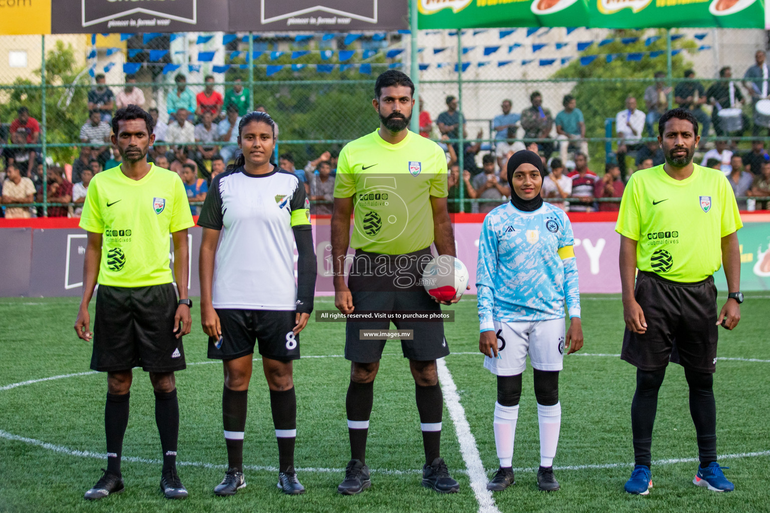 MPL vs DSC in Eighteen Thirty Women's Futsal Fiesta 2022 was held in Hulhumale', Maldives on Monday, 17th October 2022. Photos: Hassan Simah, Mohamed Mahfooz Moosa / images.mv