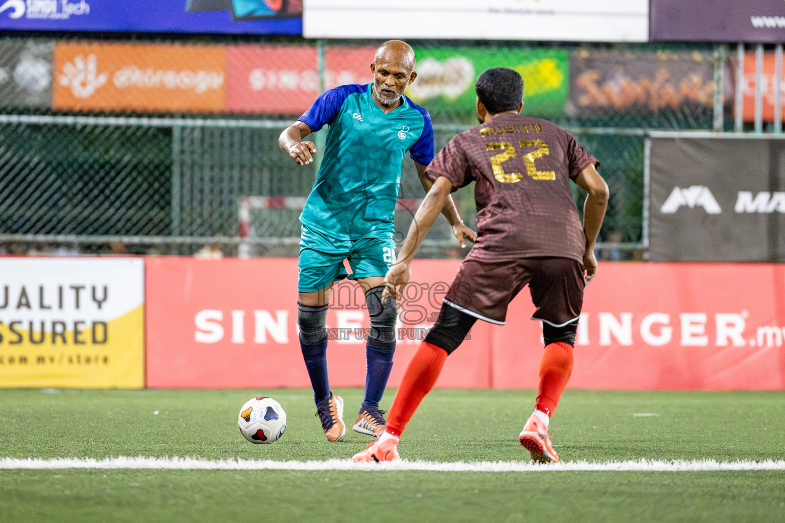 MMA SC vs POSC in the Quarter Finals of Club Maldives Classic 2024 held in Rehendi Futsal Ground, Hulhumale', Maldives on Tuesday, 17th September 2024. 
Photos: Shuu Abdul Sattar / images.mv