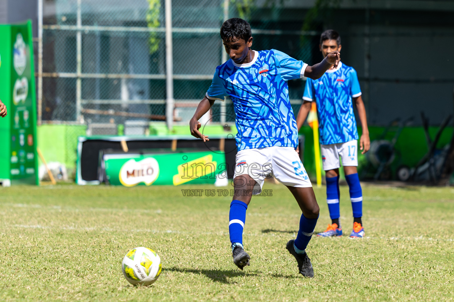 Day 4 of MILO Academy Championship 2024 (U-14) was held in Henveyru Stadium, Male', Maldives on Sunday, 3rd November 2024. 
Photos: Hassan Simah / Images.mv