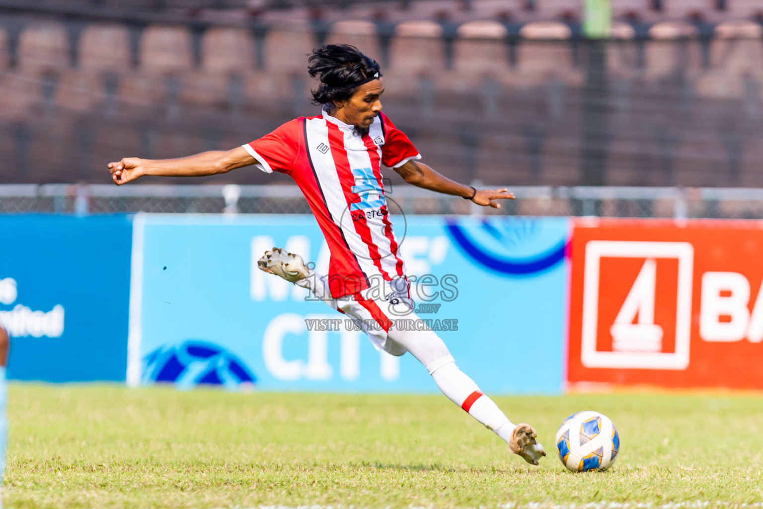 Tent SC vs Lagoons SC in the Quarter Final of Second Division 2023 in Male' Maldives on Thursday, 8th February 2023. Photos: Nausham Waheed / images.mv