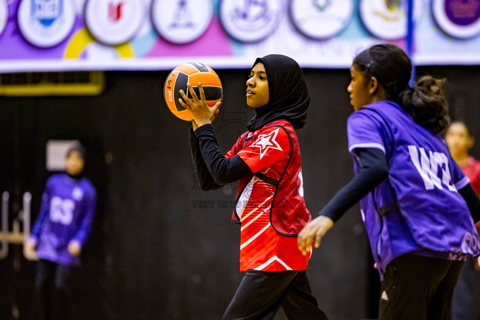 Day 2 of 25th Inter-School Netball Tournament was held in Social Center at Male', Maldives on Saturday, 10th August 2024. Photos: Nausham Waheed / images.mv