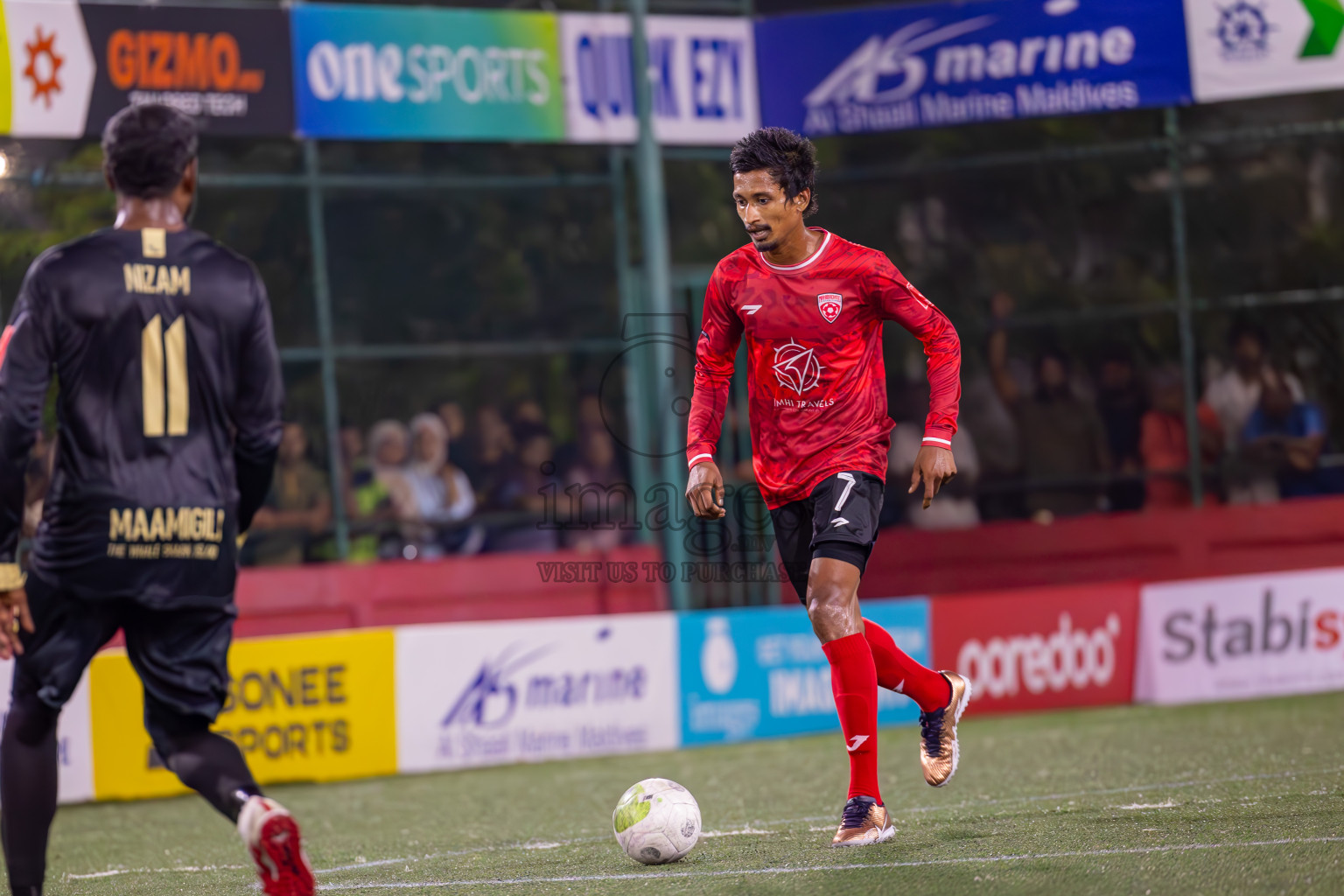 ADh Maamigili vs ADh Mahibadhoo on Day 36 of Golden Futsal Challenge 2024 was held on Wednesday, 21st February 2024, in Hulhumale', Maldives
Photos: Ismail Thoriq, / images.mv