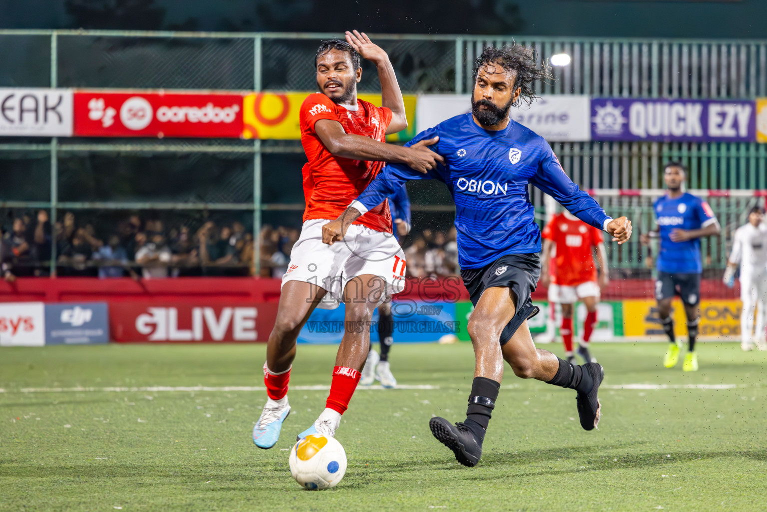 K Gaafaru vs K Kaashidhoo in Kaafu Atoll Semi Final in Day 24 of Golden Futsal Challenge 2025 was held on Tuesday , 28th January 2025, in Hulhumale', Maldives. Photos: Ismail Thoriq / images.mv