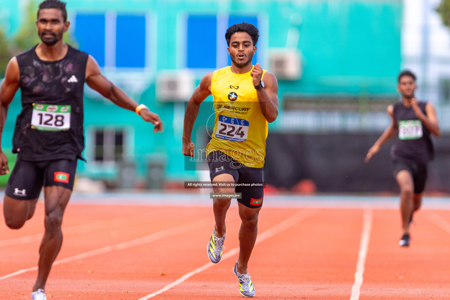 Day 2 of National Athletics Championship 2023 was held in Ekuveni Track at Male', Maldives on Friday, 24th November 2023. Photos: Nausham Waheed / images.mv