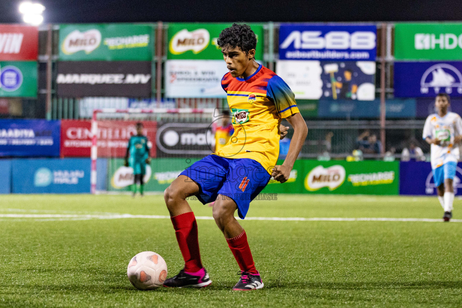 Arena vs Hawks in the Final of Milo Sector League 2025 was held in Rehendhi Futsal Ground, Hulhumale', Maldives on Tuesday, 18th November 2025. Photos: Areef Adam / images.mv