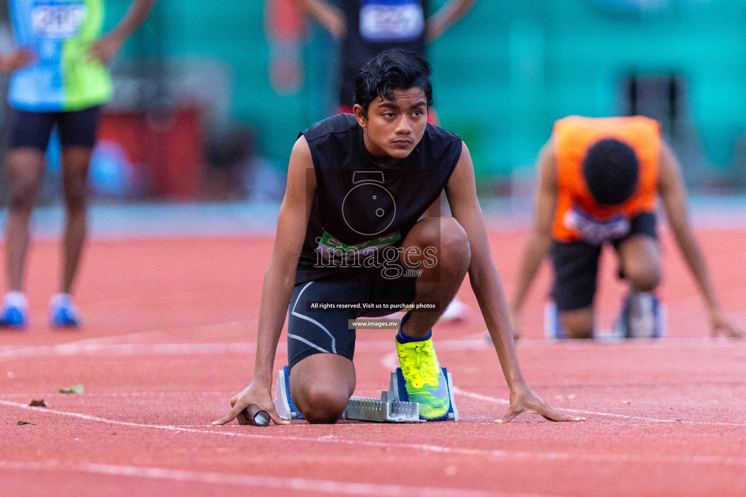 Day 2 of National Athletics Championship 2023 was held in Ekuveni Track at Male', Maldives on Friday, 24th November 2023. Photos: Nausham Waheed / images.mv