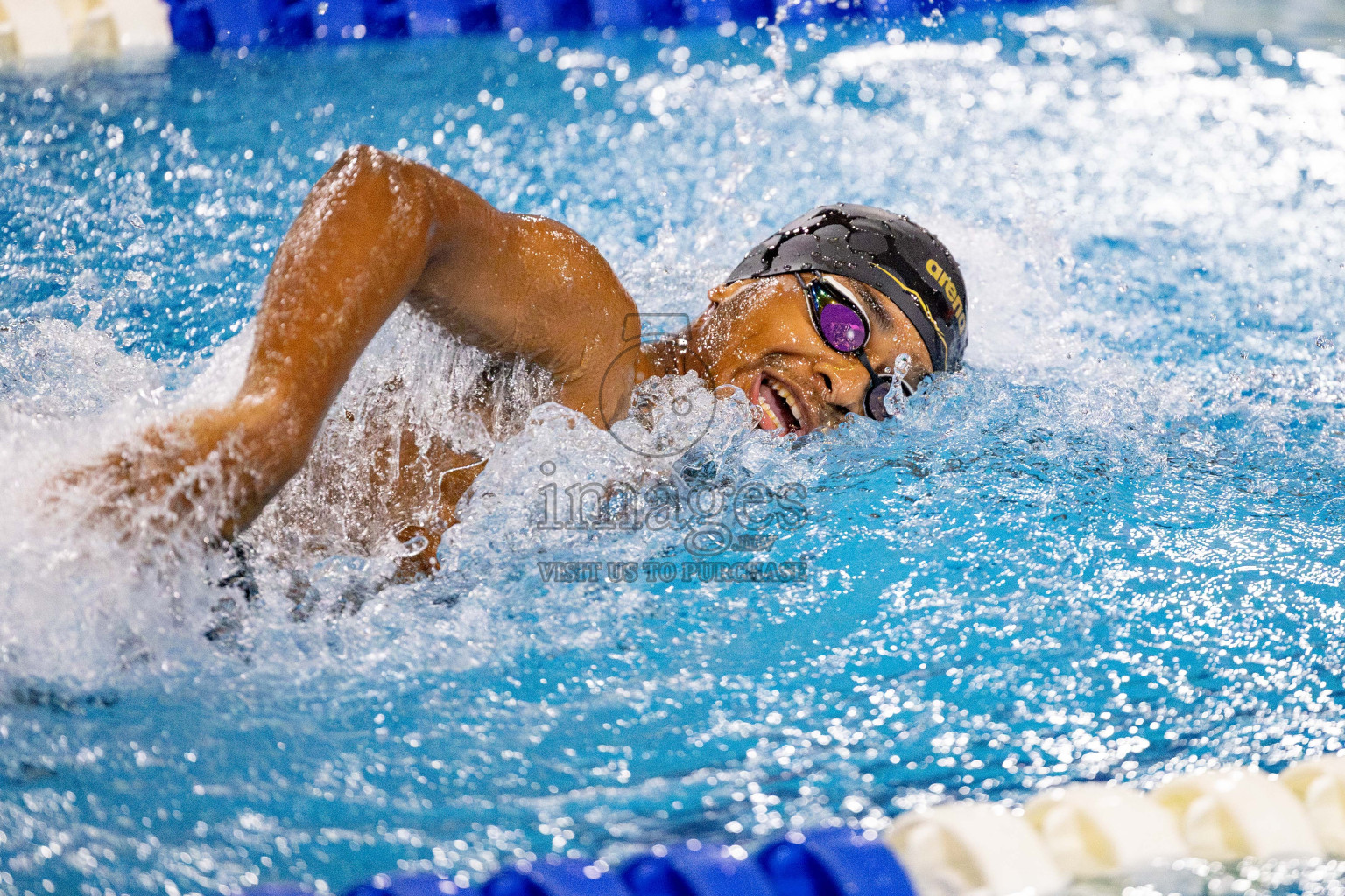 Day 4 of National Swimming Championship 2024 held in Hulhumale', Maldives on Monday, 16th December 2024. Photos: Hassan Simah / images.mv