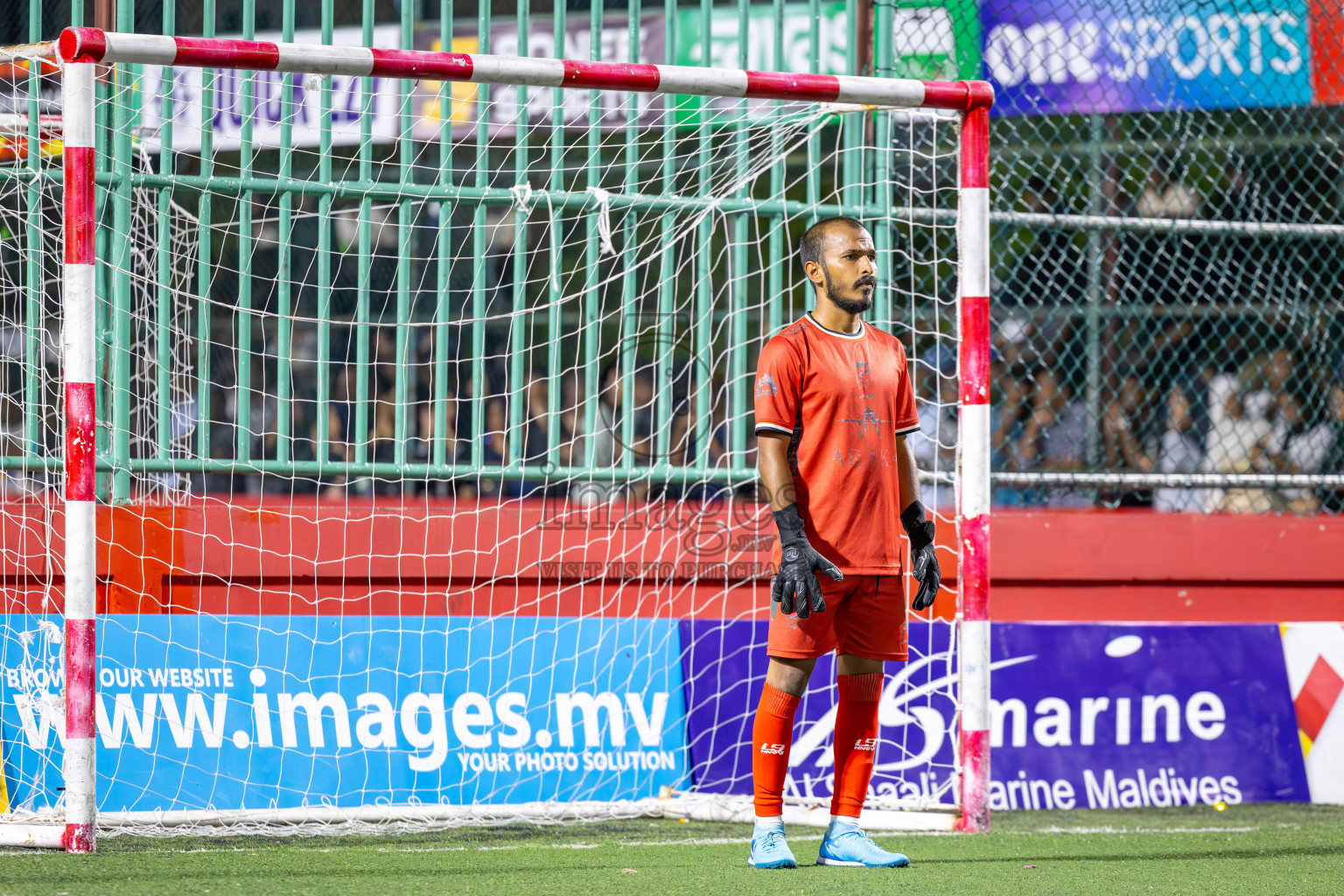 Sh Milandhoo vs R Inguraidhoo in Zone Round on Day 27 of Golden Futsal Challenge 2025 was held on Friday , 31st January 2025, in Hulhumale', Maldives. Photos: Ismail Thoriq / images.mv