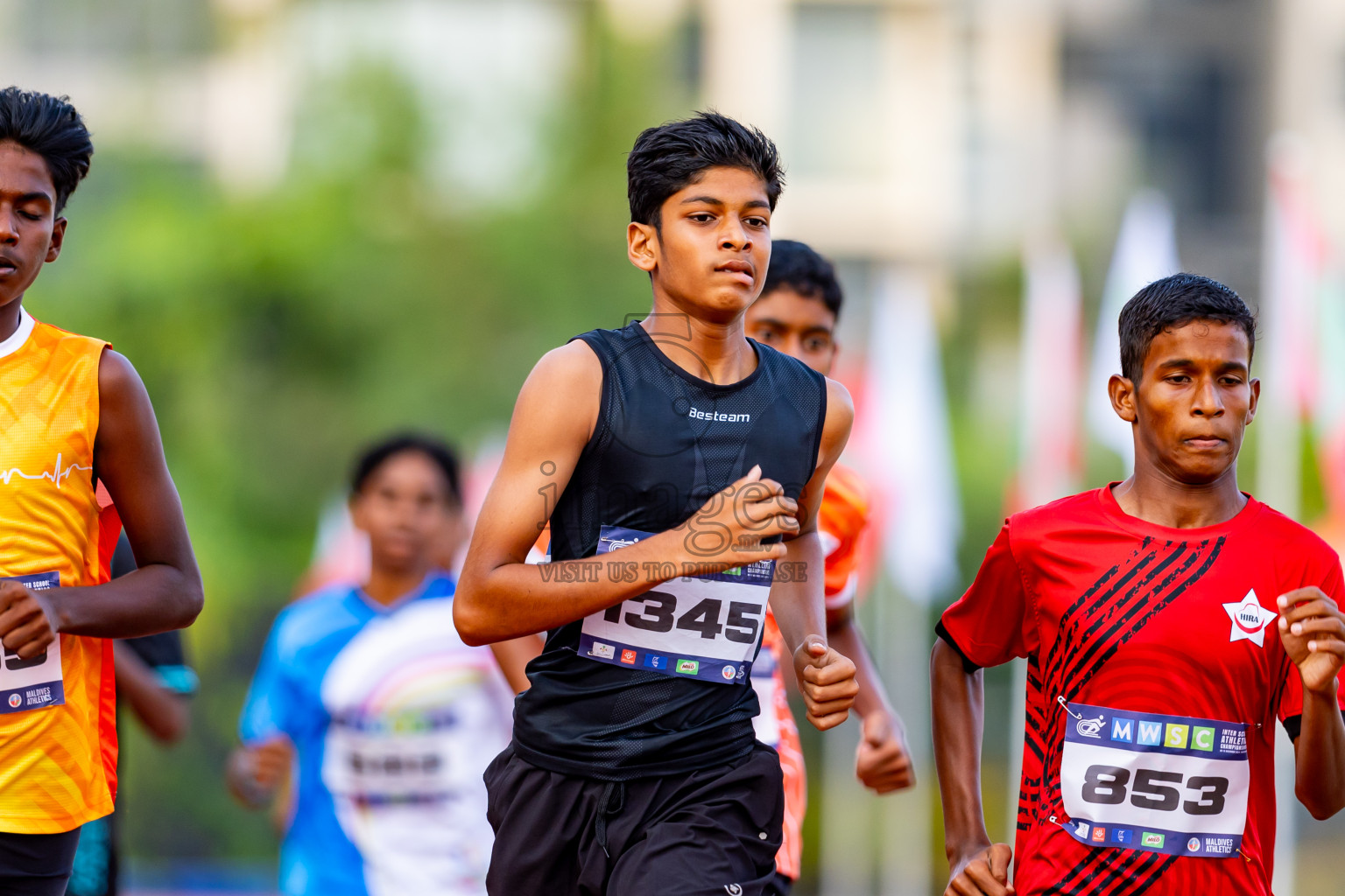 Day 5 of MWSC Interschool Athletics Championships 2024 held in Hulhumale Running Track, Hulhumale, Maldives on Wednesday, 13th November 2024. Photos by: Nausham Waheed / Images.mv