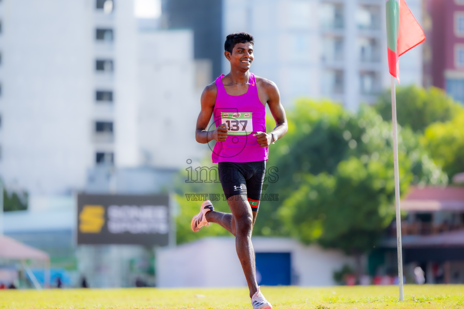 Day 1 of 12th Milo Association Championships was held in Ekuveni Track at Male', Maldives on Thursday, 24th April 2025. Photos: Nausham Waheed  / images.mv