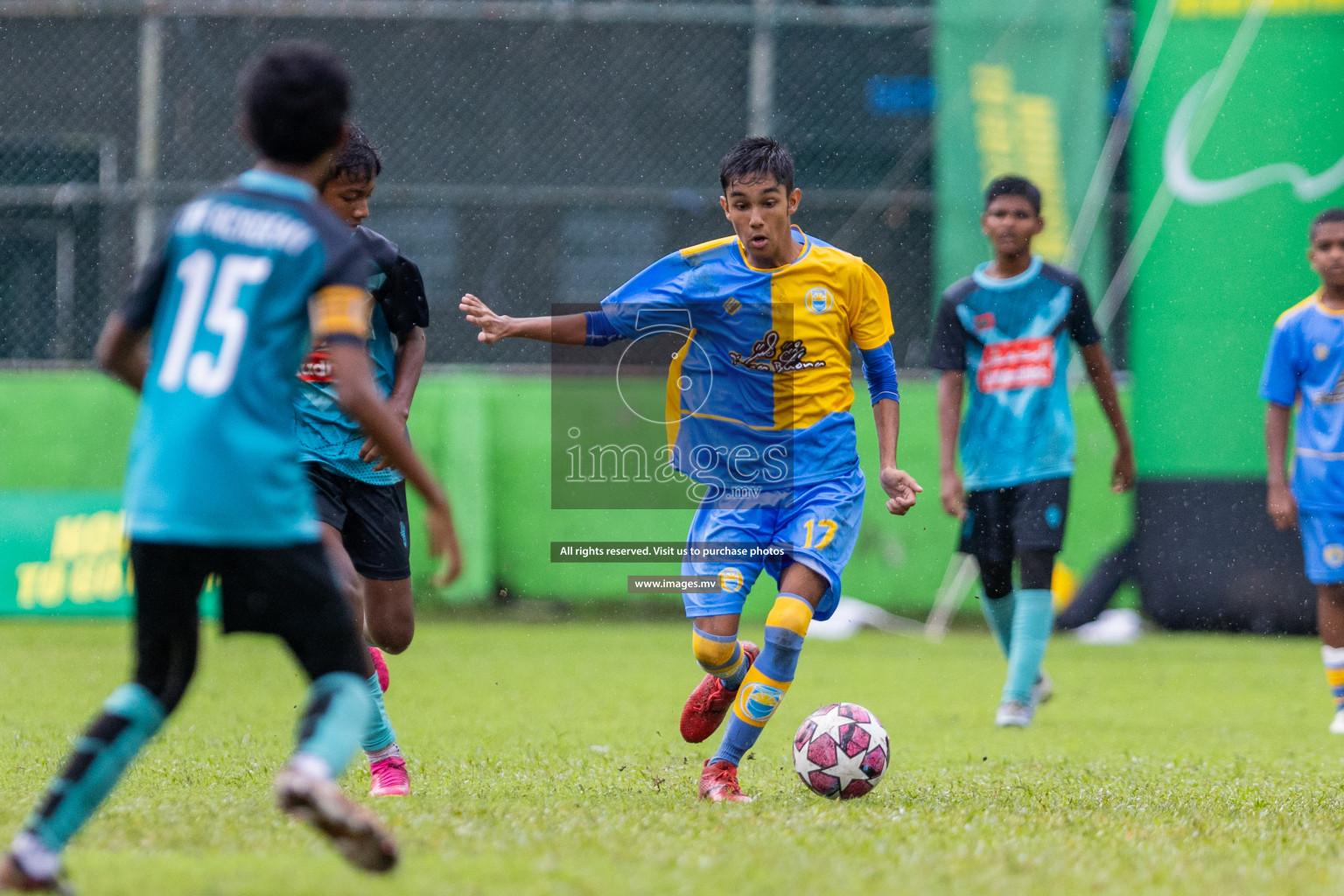 Day 2 of MILO Academy Championship 2023 (u14) was held in Henveyru Stadium Male', Maldives on 4th November 2023. Photos: Nausham Waheed / images.mv