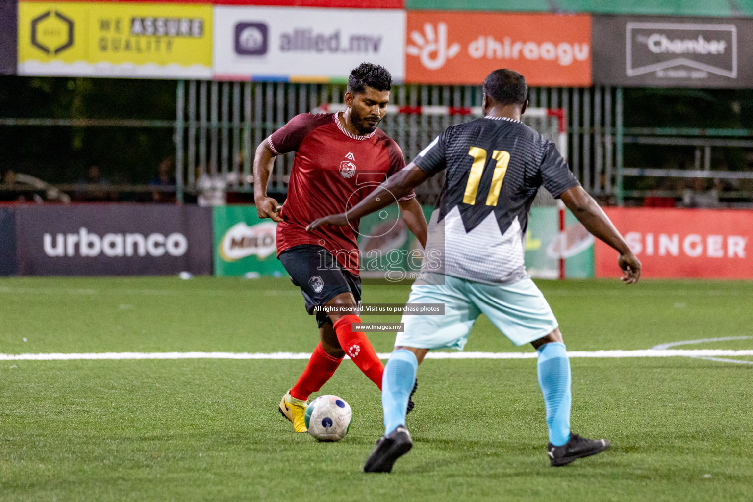 Club 220 vs METEOROLOGY in Club Maldives Cup Classic 2023 held in Hulhumale, Maldives, on Wednesday, 19th July 2023 Photos: Hassan Simah  / images.mv