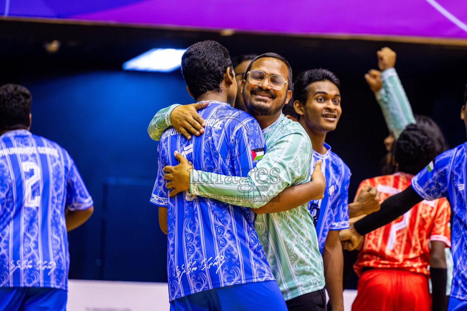 Finals of Interschool Volleyball Tournament 2024 was held in Social Center at Male', Maldives on Friday, 6th December 2024. Photos: Nausham Waheed / images.mv