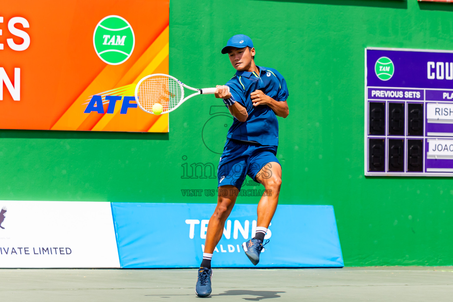 Day 1 of ATF Maldives Junior Open Tennis was held in Male' Tennis Court, Male', Maldives on Monday, 9th December 2024. Photos: Nausham Waheed / images.mv