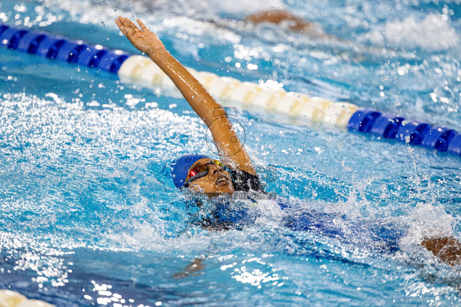 Day 4 of National Swimming Competition 2024 held in Hulhumale', Maldives on Monday, 16th December 2024. 
Photos: Hassan Simah / images.mv