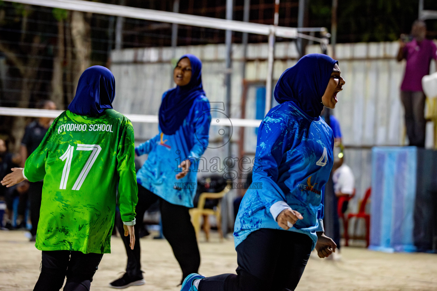 U19 Male and Atoll Girl's Finals in Day 9 of Interschool Volleyball Tournament 2024 was held in ABC Court at Male', Maldives on Saturday, 30th November 2024. Photos: Hassan Simah / images.mv