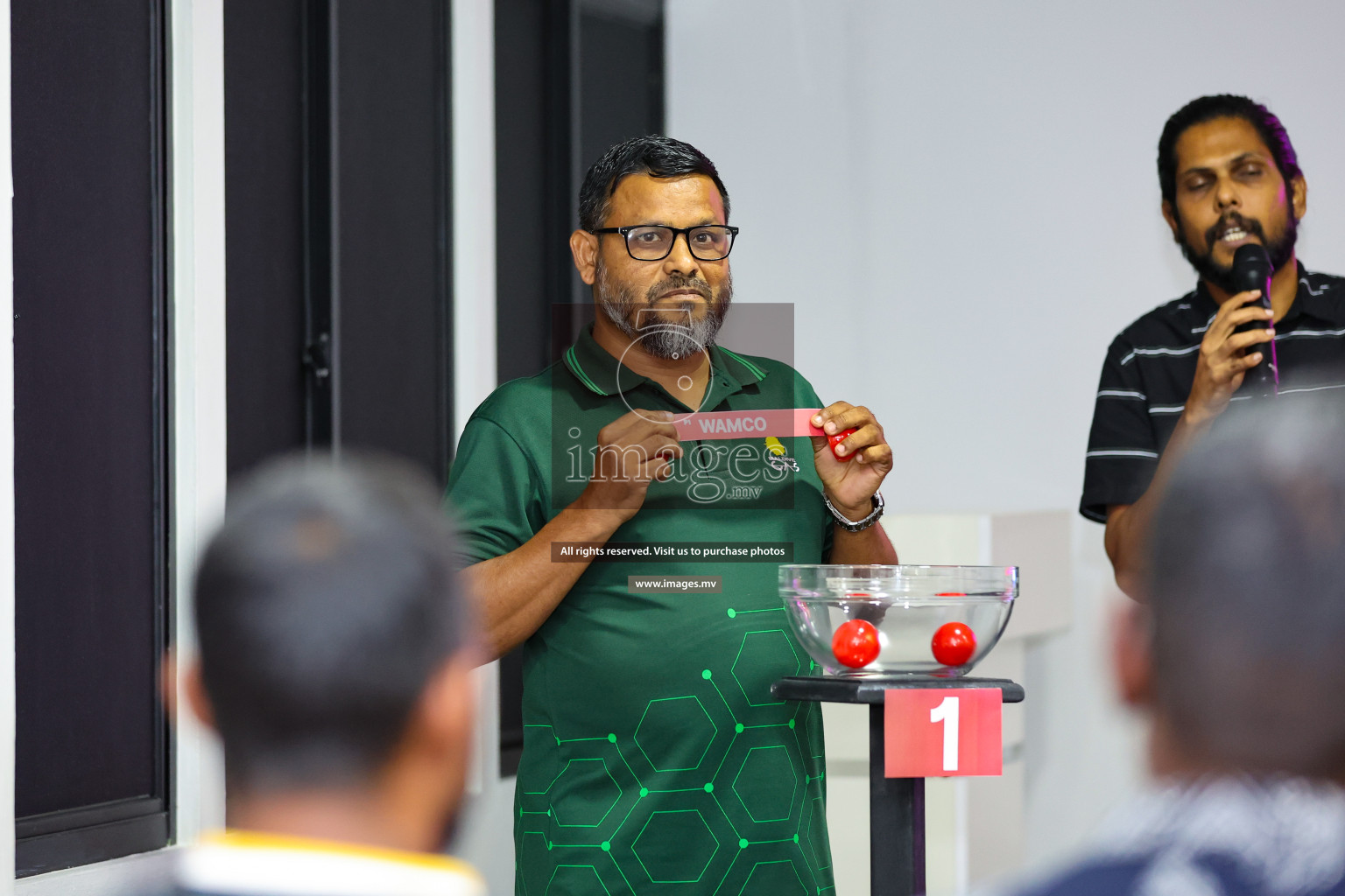 Round of 16 Draw of Club Maldives 2023 held in Boalhage Male, Maldives, on Monday, 31st July 2023 Photos: Nausham Waheed / images.mv