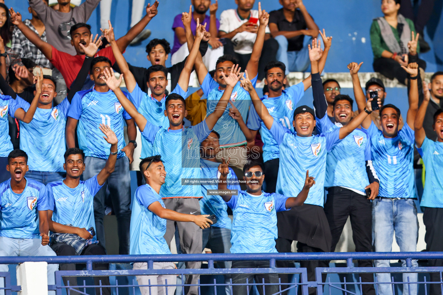 Nepal vs India in SAFF Championship 2023 held in Sree Kanteerava Stadium, Bengaluru, India, on Saturday, 24th June 2023. Photos: Nausham Waheed, Hassan Simah / images.mv