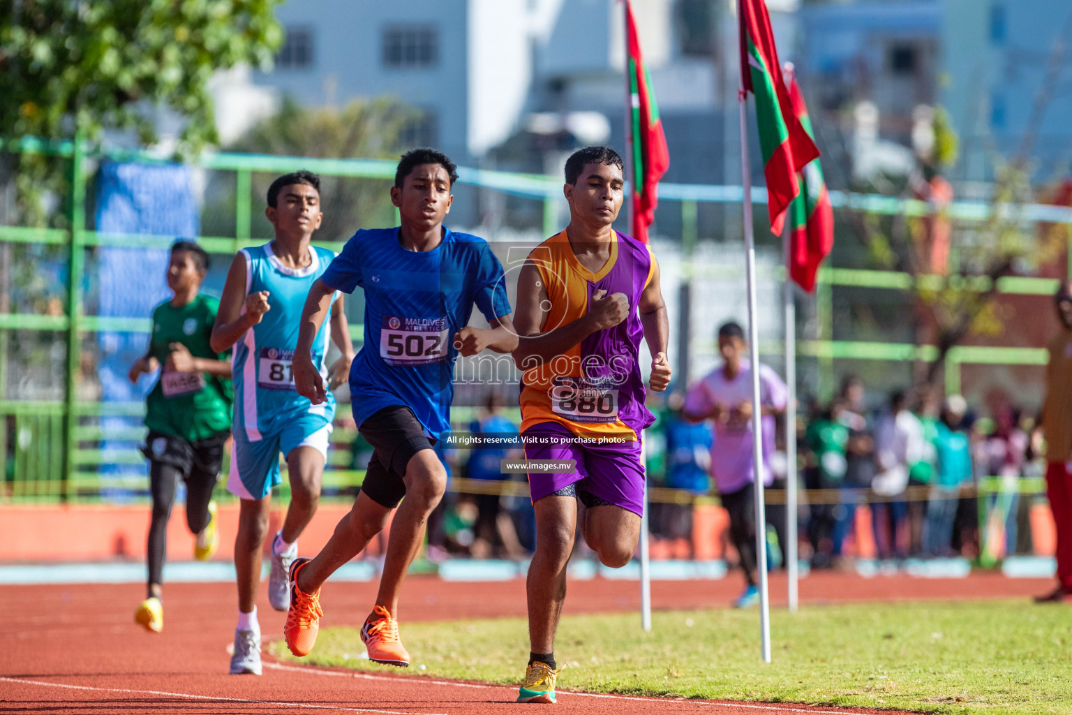 Day 2 of Inter-School Athletics Championship held in Male', Maldives on 24th May 2022. Photos by: Nausham Waheed / images.mv