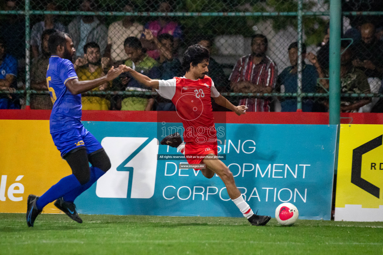 Customs RC vs Club Aasandha in Club Maldives Cup 2022 was held in Hulhumale', Maldives on Saturday, 15th October 2022. Photos: Hassan Simah/ images.mv