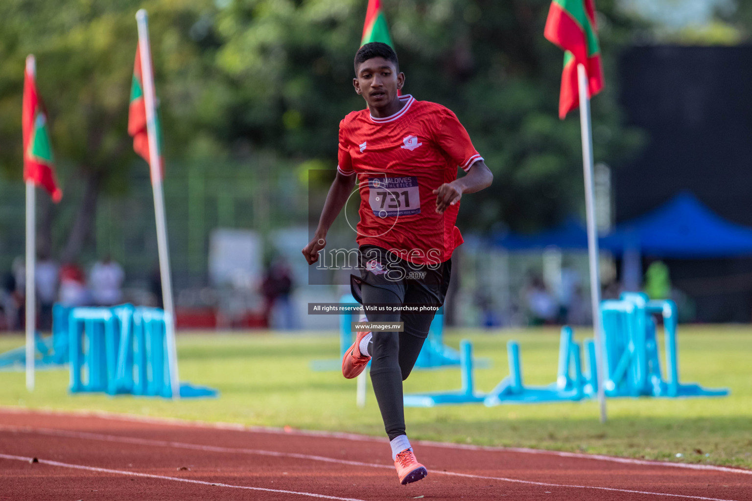 Day 4 of Inter-School Athletics Championship held in Male', Maldives on 26th May 2022. Photos by: Maanish / images.mv