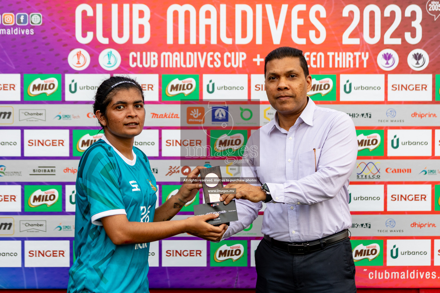 WAMCO vs MACL in 18/30 Futsal Fiesta Classic 2023 held in Hulhumale, Maldives, on Tuesday, 18th July 2023 Photos: Hassan Simah / images.mv