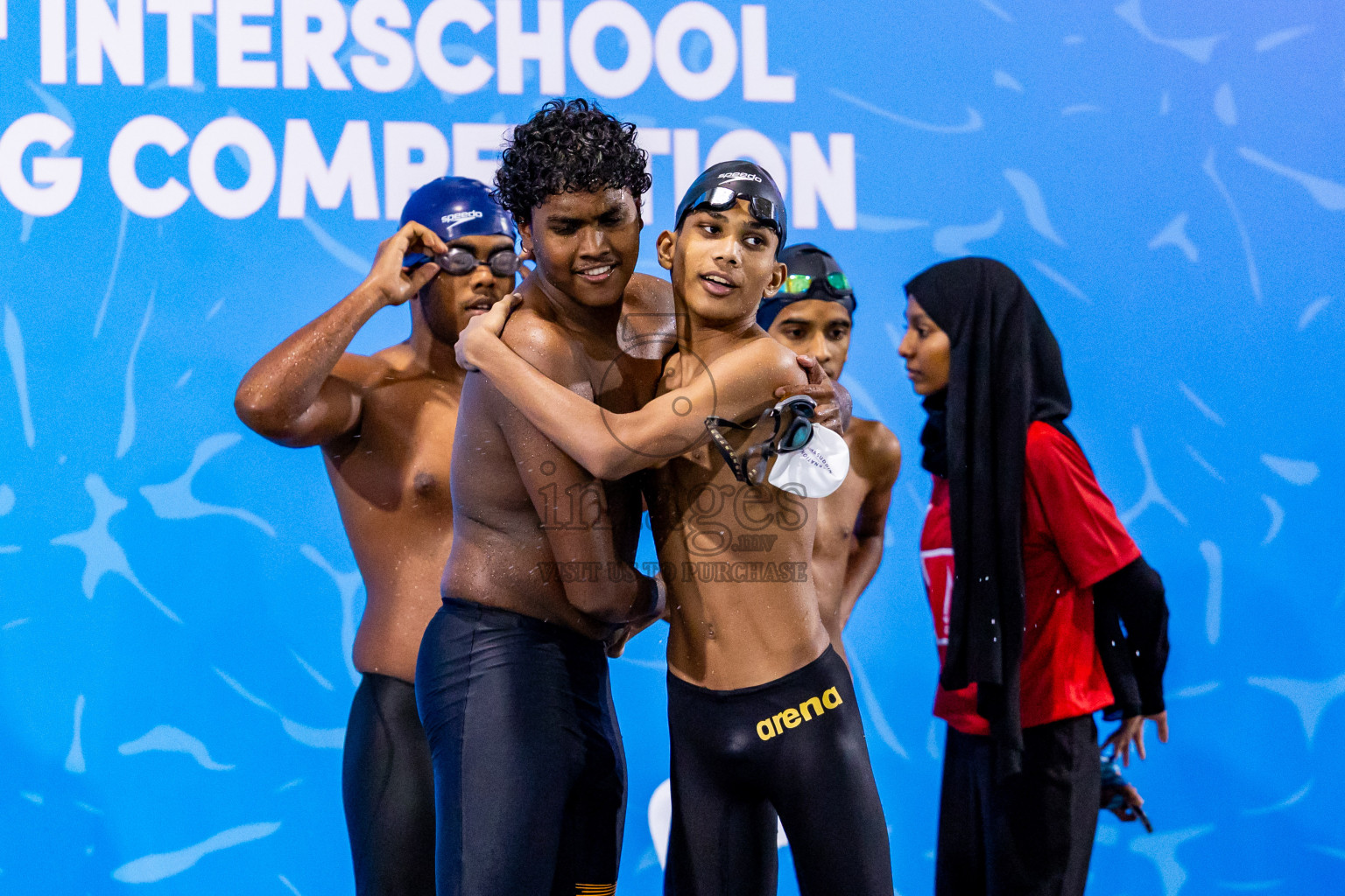 Day 5 of 20th Inter-school Swimming Competition 2024 held in Hulhumale', Maldives on Wednesday, 16th October 2024. Photos: Nausham Waheed / images.mv