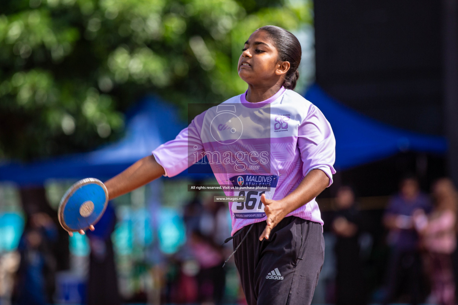 Day 4 of Inter-School Athletics Championship held in Male', Maldives on 26th May 2022. Photos by: Nausham Waheed / images.mv