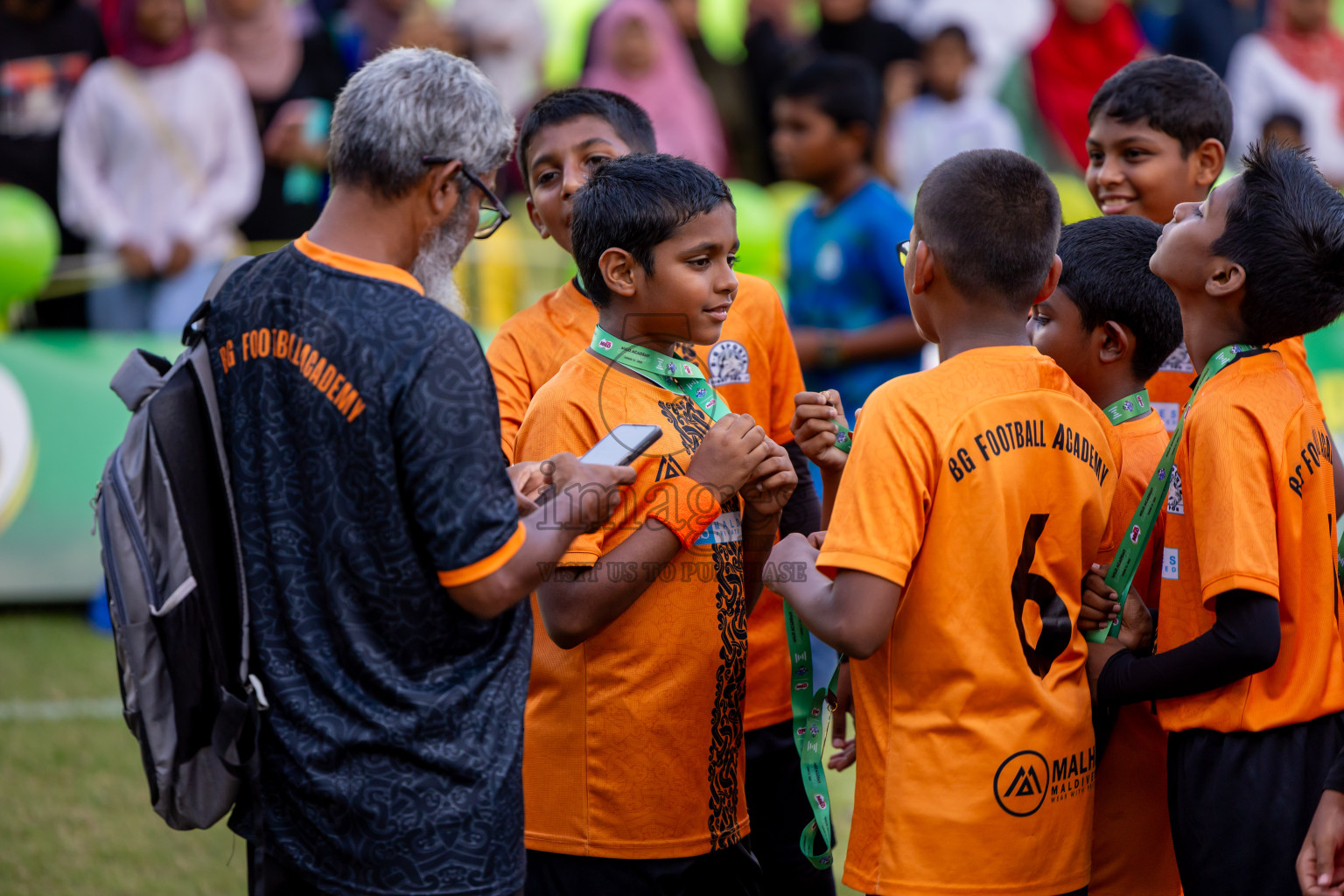 Day 3 of MILO Academy Championship 2025 (U-12) was held at Henveiru Stadium in Male', Maldives on Saturday, 3rd May 2025. Photos: Nausham Waheed / images.mv