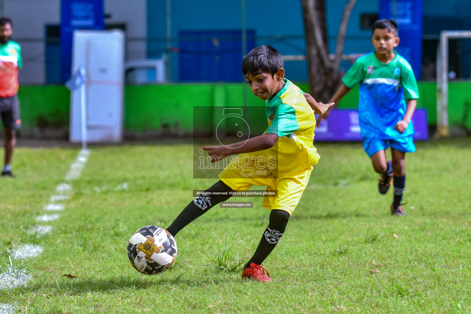 Day 1 of Milo Kids Football Fiesta 2022 was held in Male', Maldives on 19th October 2022. Photos: Nausham Waheed/ images.mv