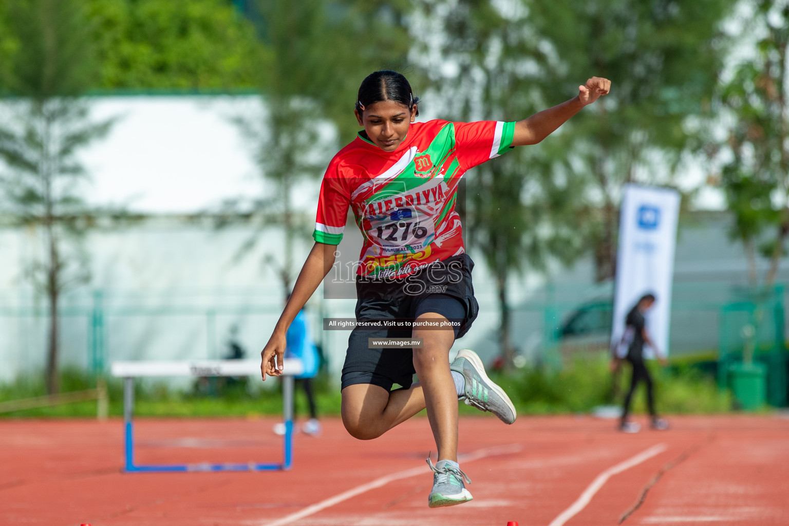 Day two of Inter School Athletics Championship 2023 was held at Hulhumale' Running Track at Hulhumale', Maldives on Sunday, 15th May 2023. Photos: Nausham Waheed / images.mv