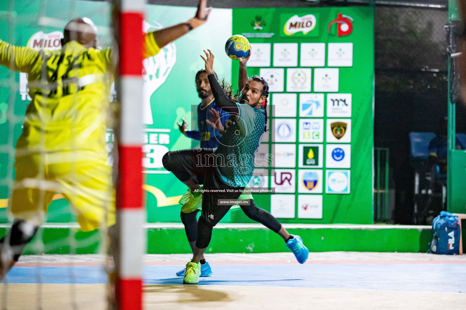 Day 8 of 7th Inter-Office/Company Handball Tournament 2023, held in Handball ground, Male', Maldives on Friday, 23rd September 2023 Photos: Hassan Simah/ Images.mv