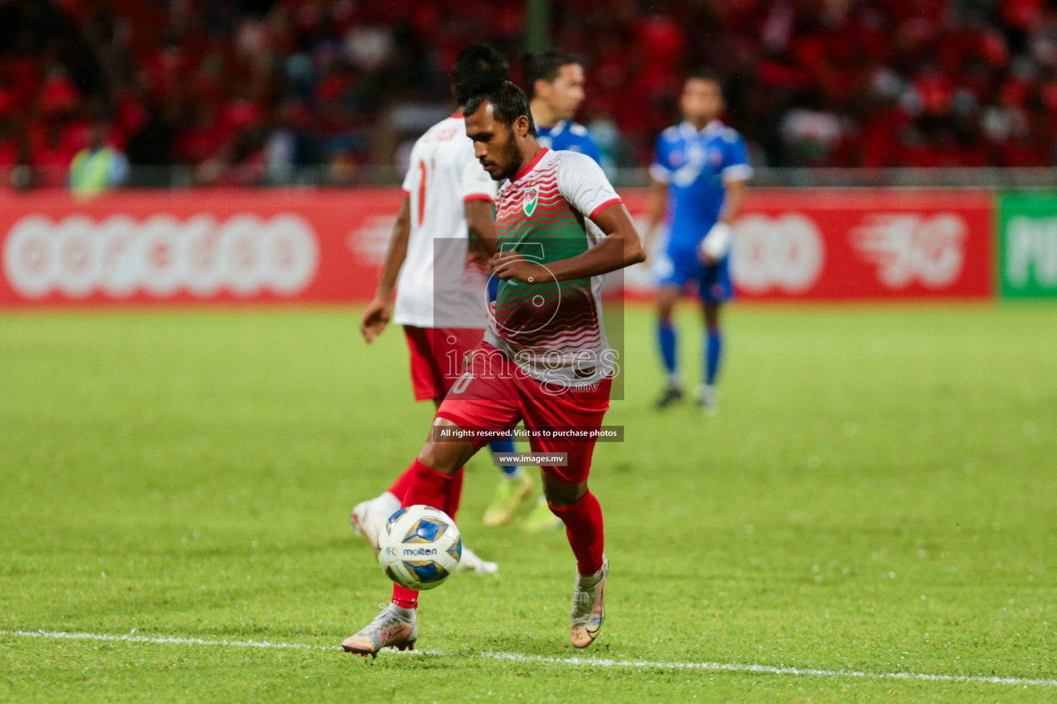 Maldives vs Nepal in SAFF Championship 2021 held on 1st October 2021 in Galolhu National Stadium, Male', Maldives