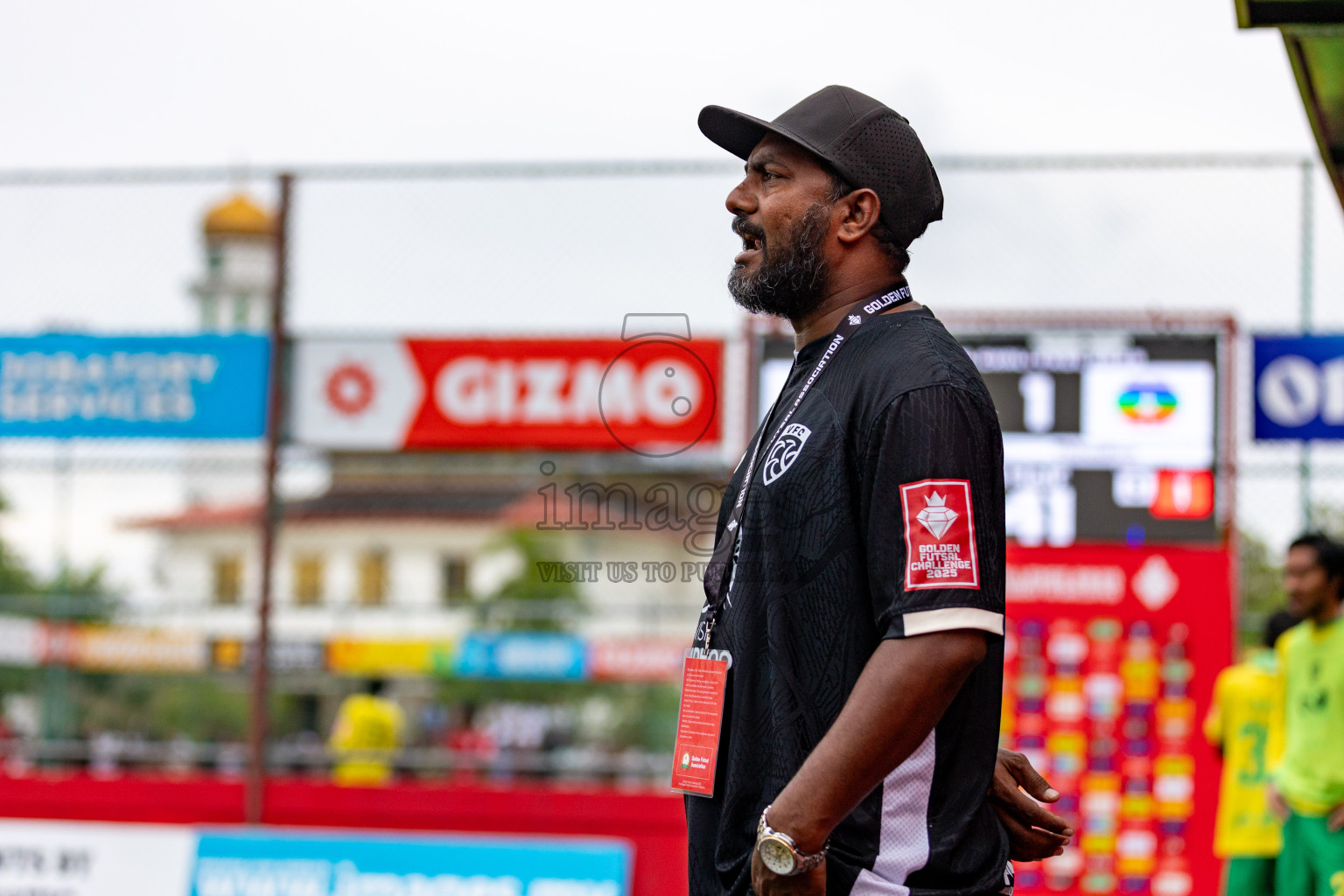 GDh Vaadhoo VS GDh Thinadhoo in Atoll Round Semi-Final on Day 20 of Golden Futsal Challenge 2025 was held on Thursday, 23rd January 2025, in Hulhumale', Maldives. Photos: Hassan Simah / images.mv