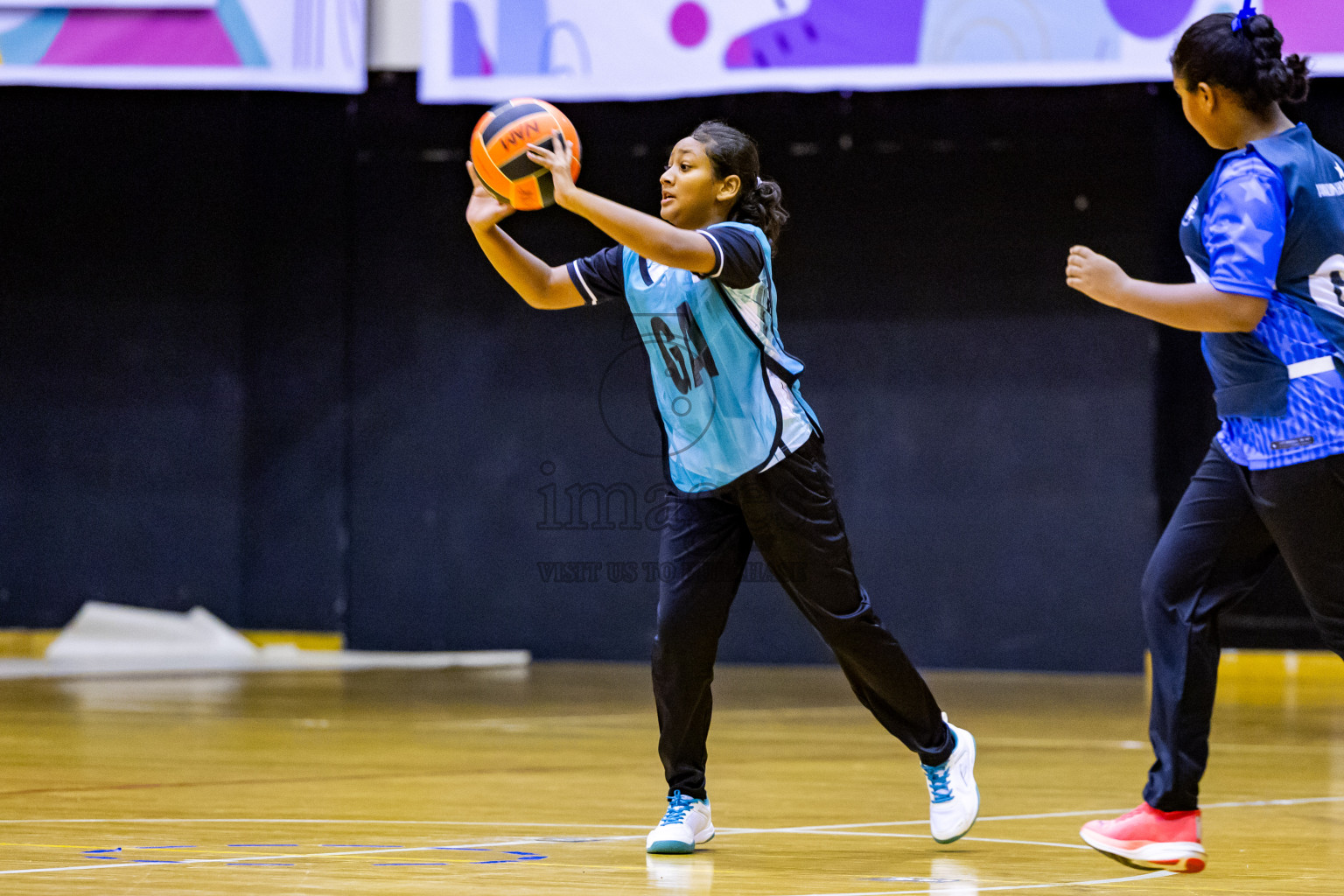 Day 2 of 25th Inter-School Netball Tournament was held in Social Center at Male', Maldives on Saturday, 10th August 2024. Photos: Nausham Waheed / images.mv