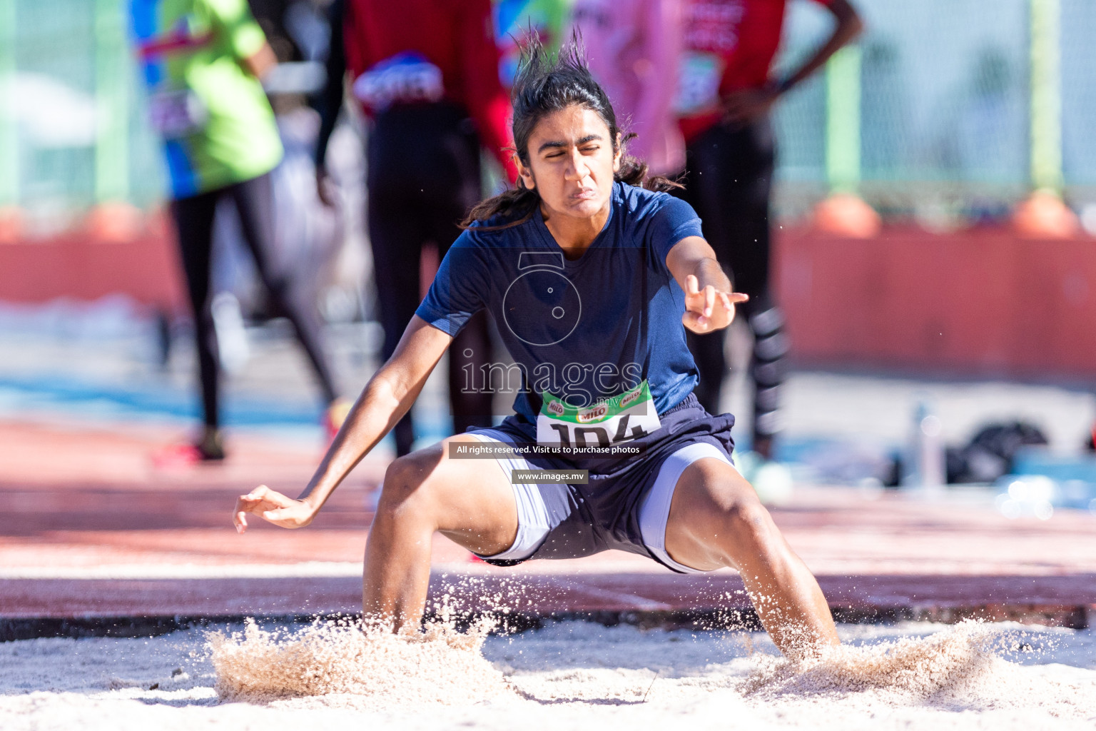 Day 2 of National Athletics Championship 2023 was held in Ekuveni Track at Male', Maldives on Saturday, 25th November 2023. Photos: Nausham Waheed / images.mv