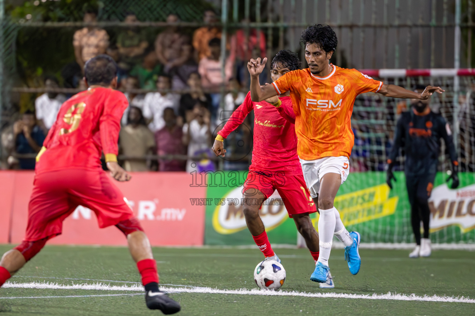 FSM vs Maldivian in Round of 16 of Club Maldives Cup 2024 held in Rehendi Futsal Ground, Hulhumale', Maldives on Monday, 7th October 2024. Photos: Ismail Thoriq / images.mv