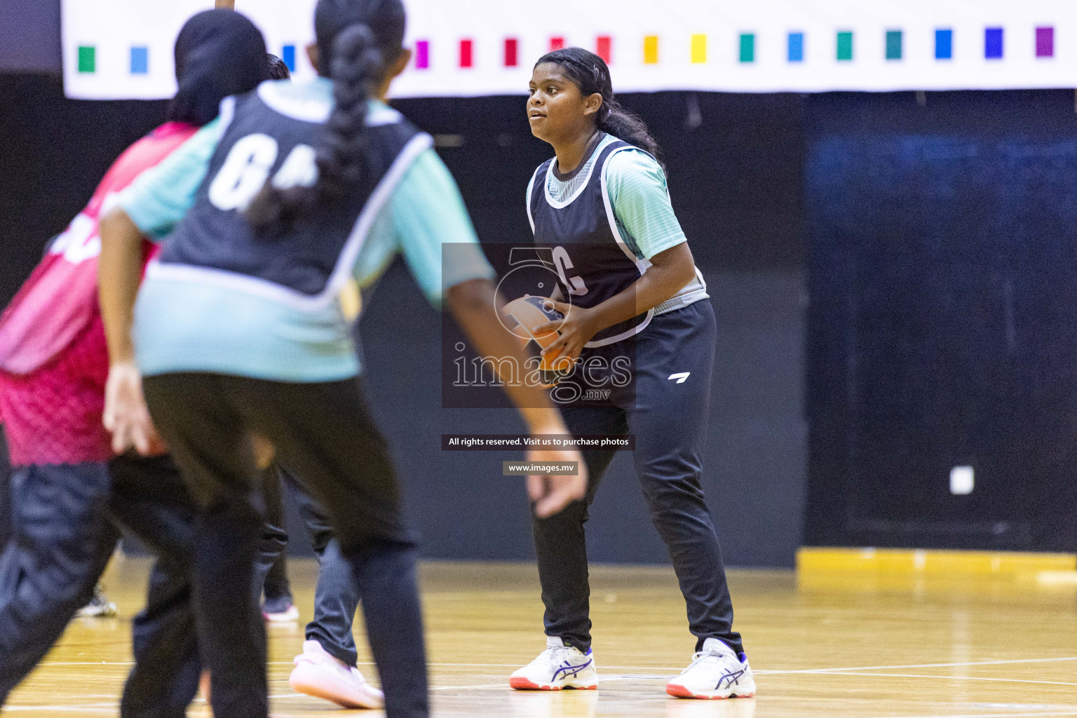 Day2 of 24th Interschool Netball Tournament 2023 was held in Social Center, Male', Maldives on 28th October 2023. Photos: Nausham Waheed / images.mv