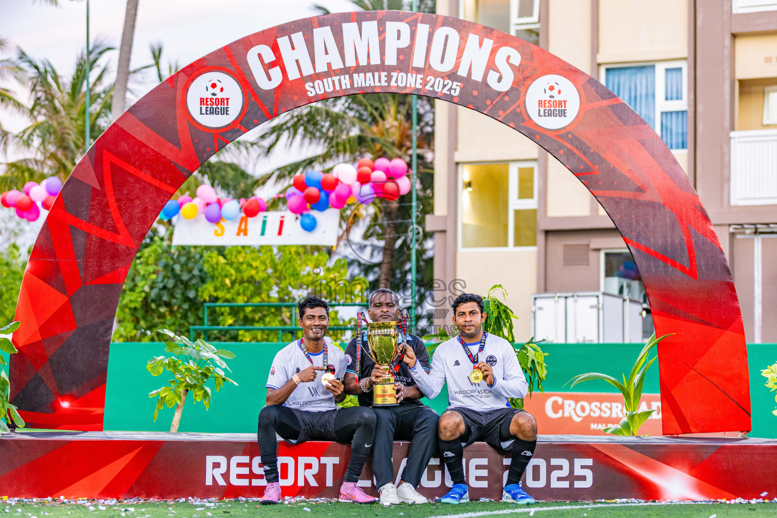 Waldorf Astoria vs SAII Lagoon in Finals of Resort League 2025 (South Male Zone) was held on Sunday, 19th October 2025 in Crossroads's Maldives, Photos: Areef Adam / images.mv