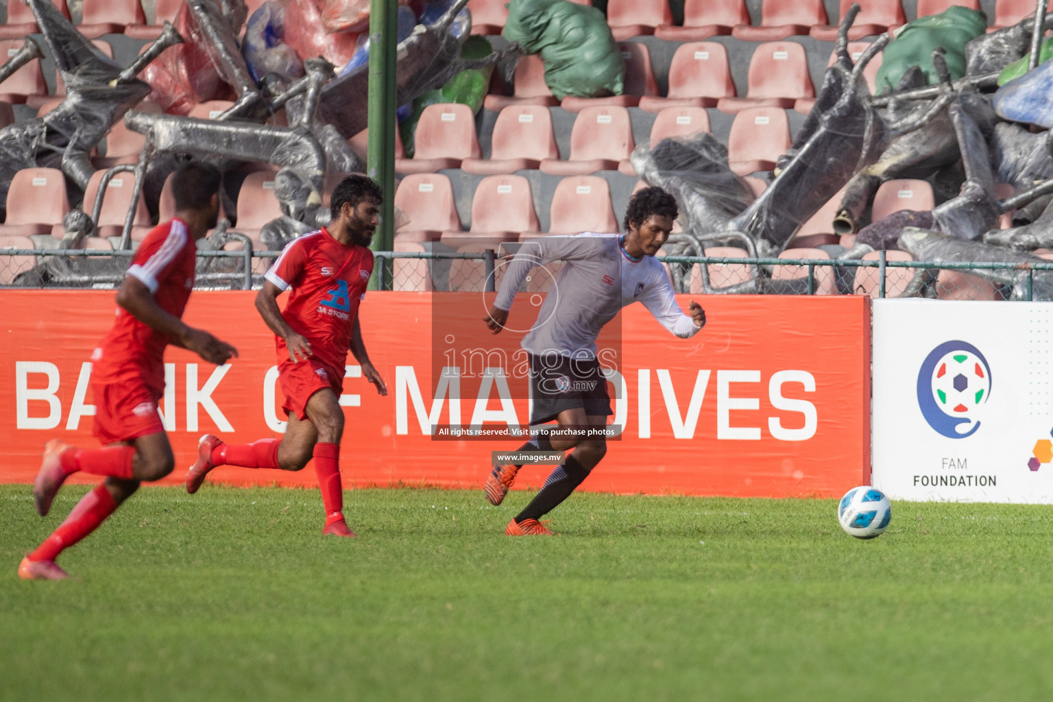 Tent Sports Club vs Club PK in 2nd Division 2022 on 13th July 2022, held in National Football Stadium, Male', Maldives  Photos: Hassan Simah / Images.mv