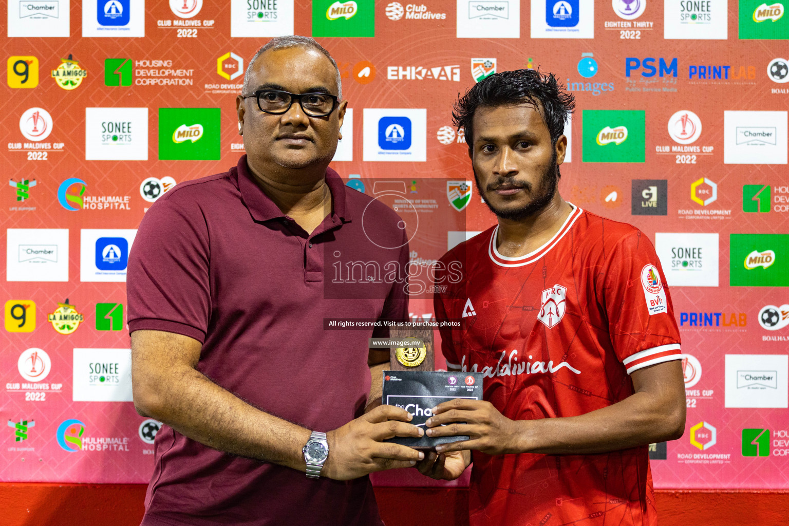 Team MCC vs Maldivian in Club Maldives Cup 2022 was held in Hulhumale', Maldives on Thursday, 13th October 2022. Photos: Ismail Thoriq/ images.mv