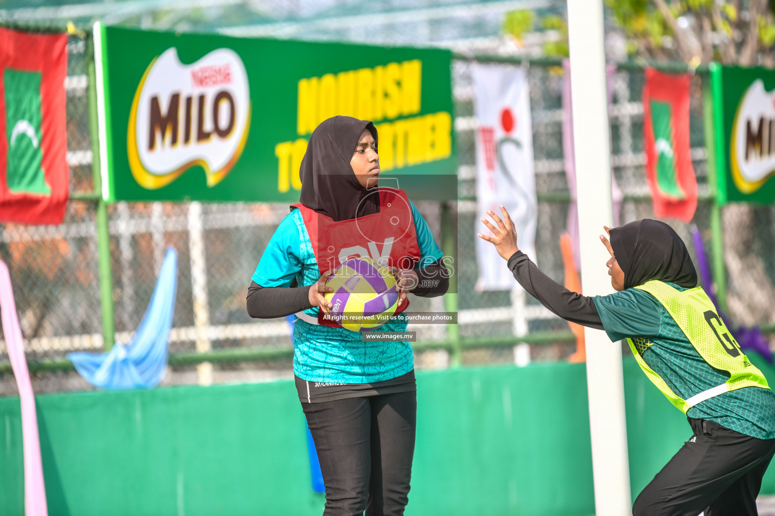 Day 11 of Junior Netball Championship 2022 held in Male', Maldives. Photos by Nausham Waheed