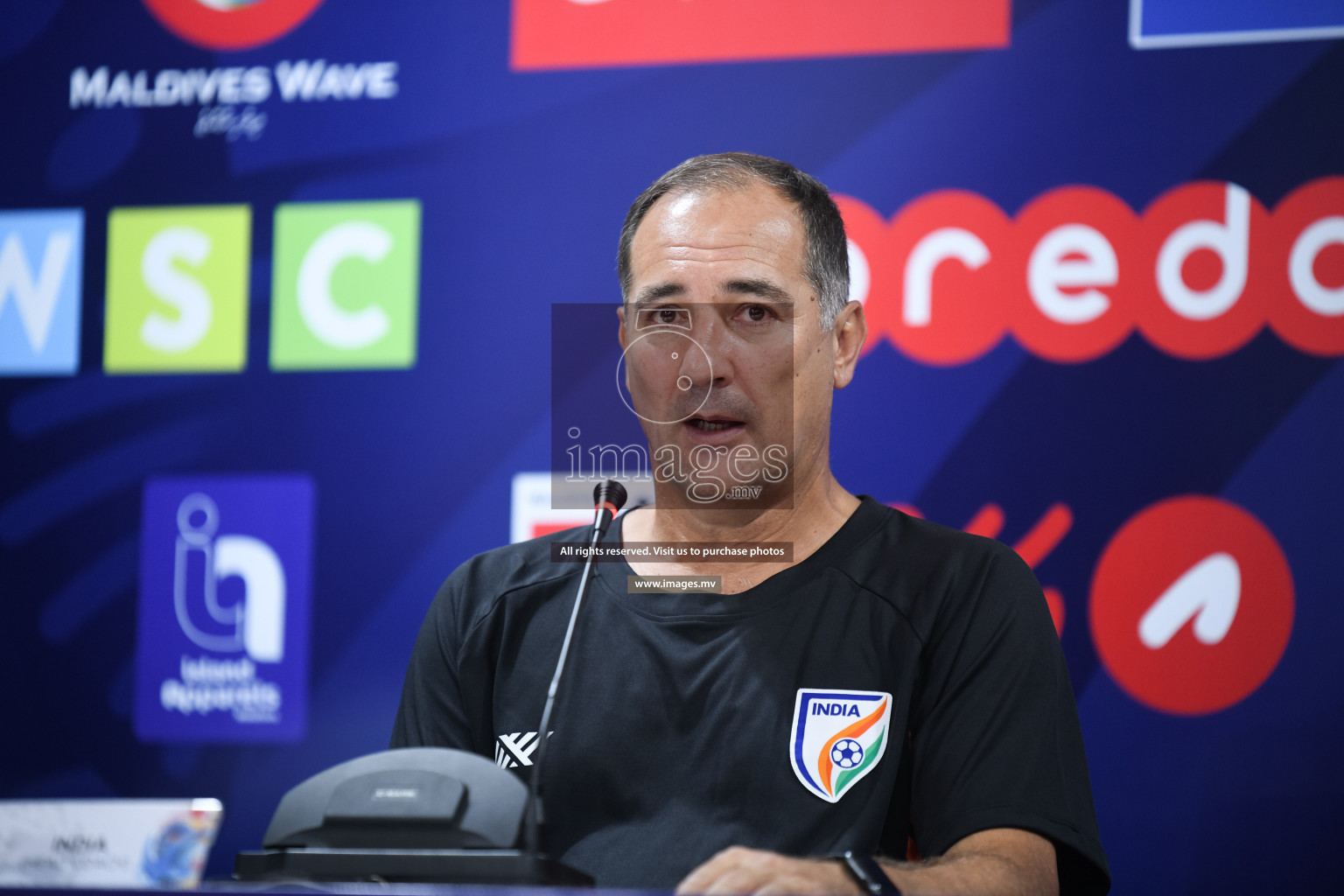 Match Day 3, Pre-match Press Conference of SAFF Championship 2021 held on 06th October 2021 at Galholhu National Stadium, Male', Maldives